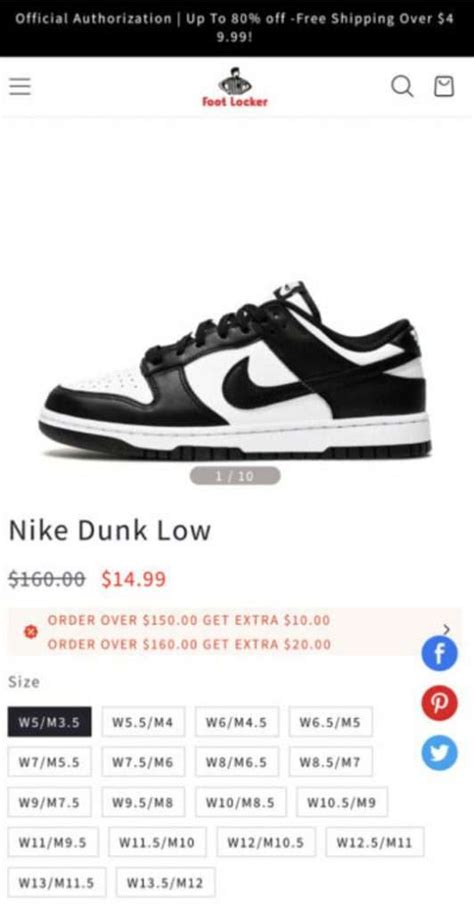 fake shoes at footlocker''|foot locker clearance sale scam.